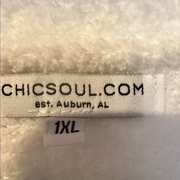 Chic Soul Cozy White Duster Sweater - Picture 2 of 2